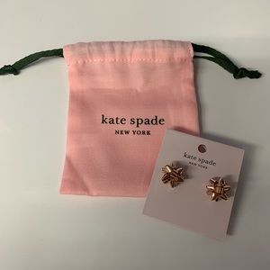 New Authentic Kate Spade "Bourgeois Bow" Earrings